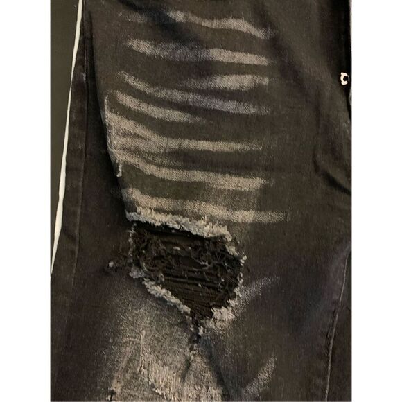 AMIRI distressed jeans black men's size 38 - Picture 6 of 10
